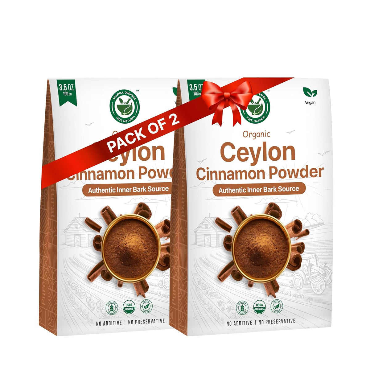 USDA Organic Ceylon Cinnamon Powder 100g
